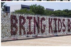 У Вашингтоні встановили 20 тис. плюшевих ведмедиків на підтримку викрадених Росією українських дітей. Фото