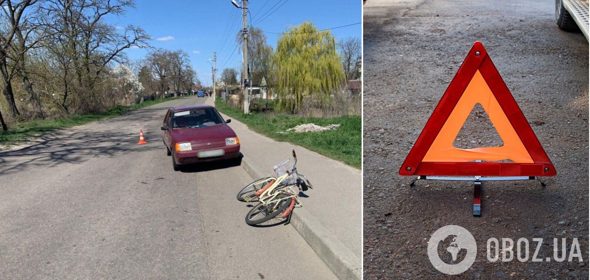 На Київщині легковик збив на смерть літню велосипедистку. Подробиці ДТП та фото