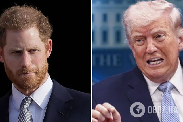'Не говорить від імені Британії': Трамп різко відповів принцу Гаррі, який закликав США зробити більше для України