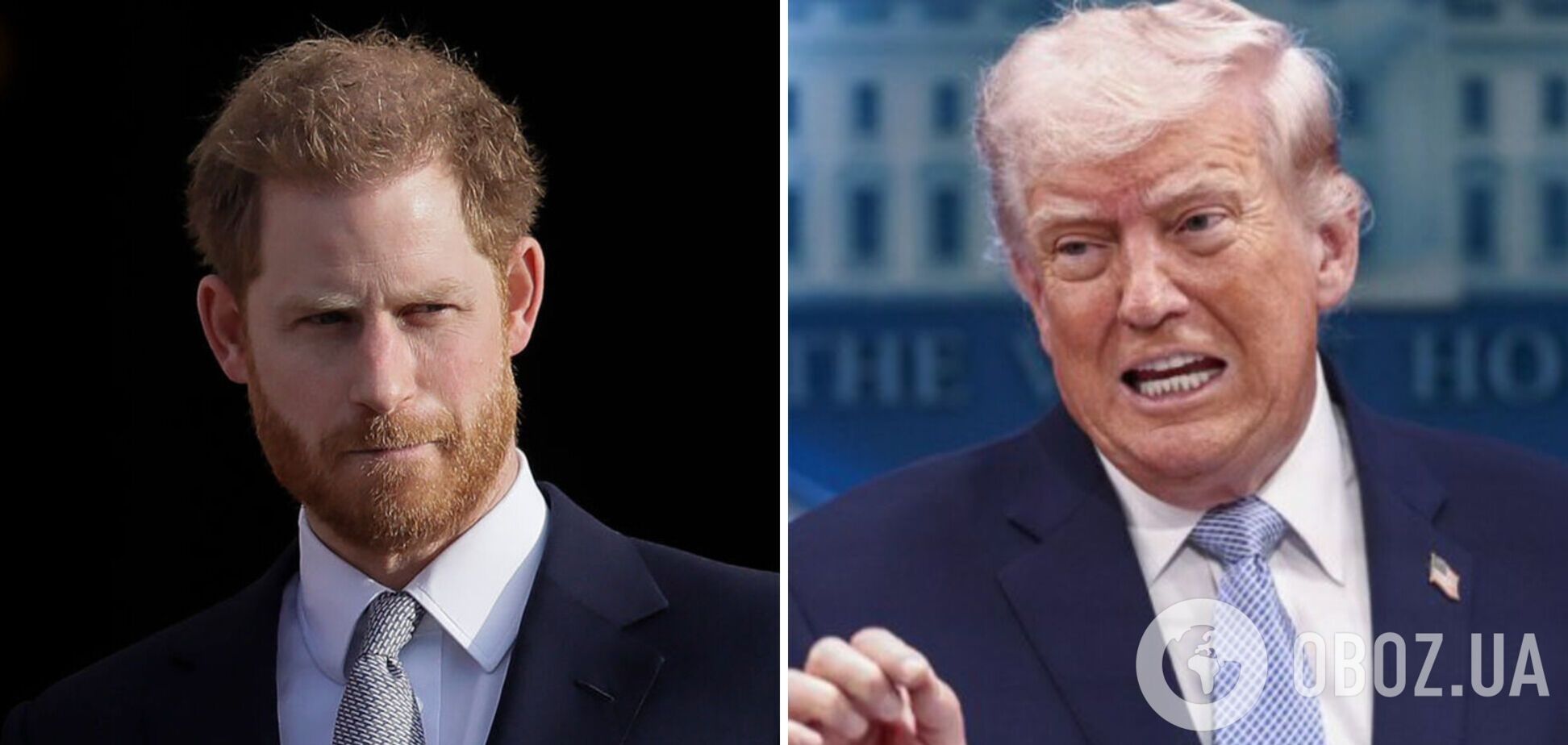 'Не говорить від імені Британії': Трамп різко відповів принцу Гаррі, який закликав США зробити більше для України