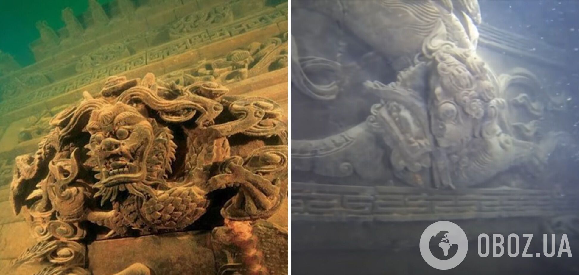 У Китаї на дні озера знайшли затоплене 600-річне місто: чим воно здивувало вчених