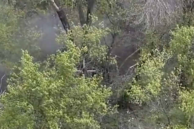 'Самоліквідувався': окупант  після скиду бомбера вирішив не мучитися і застрелився. Відео