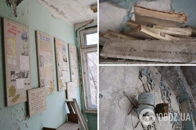 Гори підручників, ленінська кімната й вазони: що залишилося від школи №3 у Прип'яті через 40 років після вибуху ЧАЕС. Ексклюзивні фото
