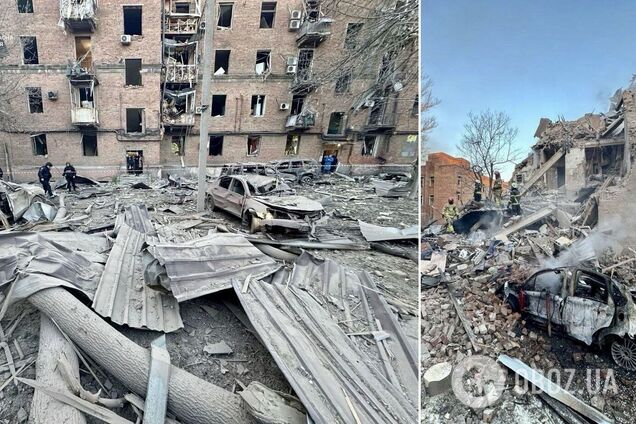 Росія завдала комбінованого удару по Дніпру: пошкоджено будинки і підприємства, кількість поранених зросла. Фото