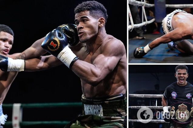 Апсет года. Боксер поднялся с нокдауна и сенсационно нокаутировал непобедимого олимпийского чемпиона, завоевав титул WBA. Видео