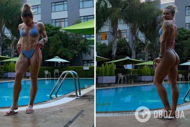 Українська чемпіонка-легкоатлетка роздяглася до бікіні, вразивши своєю формою в міжсезоння. Фото