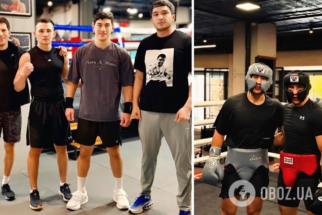 Известный украинский боксер помогает российскому чемпиону готовится к титульному бою в Екатеринбурге. Фотофакт