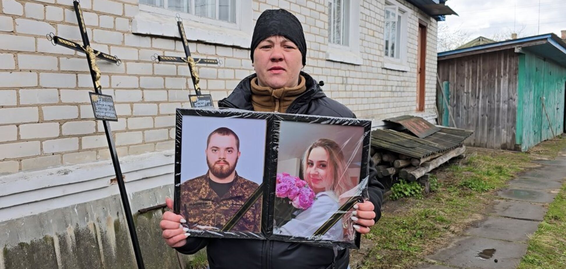 Готувалися до весілля, а поховані в одній могилі: на Чернігівщині попрощалися з молодою парою, яка підірвалася на міні. Фото і відео