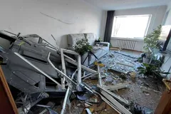 В Днепре 'Шахед' залетел в квартиру через окно и не сдетонировал. Фото