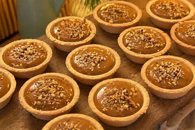 Ліниві горішки зі згущеним молоком для дітей: знадобляться тарталетки