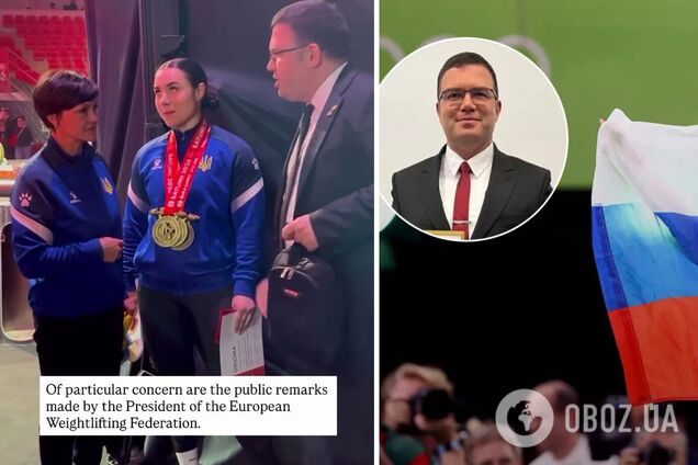 Президент EWF накинувся на українську чемпіонку за відмову від спільного фото з росіянкою на ЧЄ. Відео
