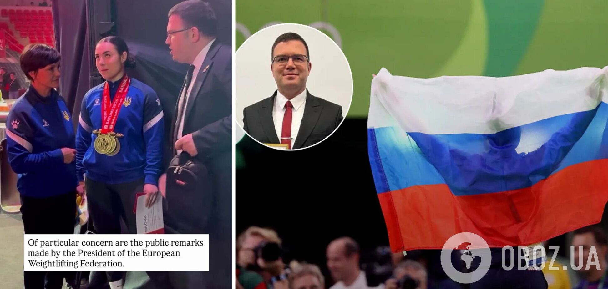 Президент EWF накинувся на українську чемпіонку за відмову від спільного фото з росіянкою на ЧЄ. Відео