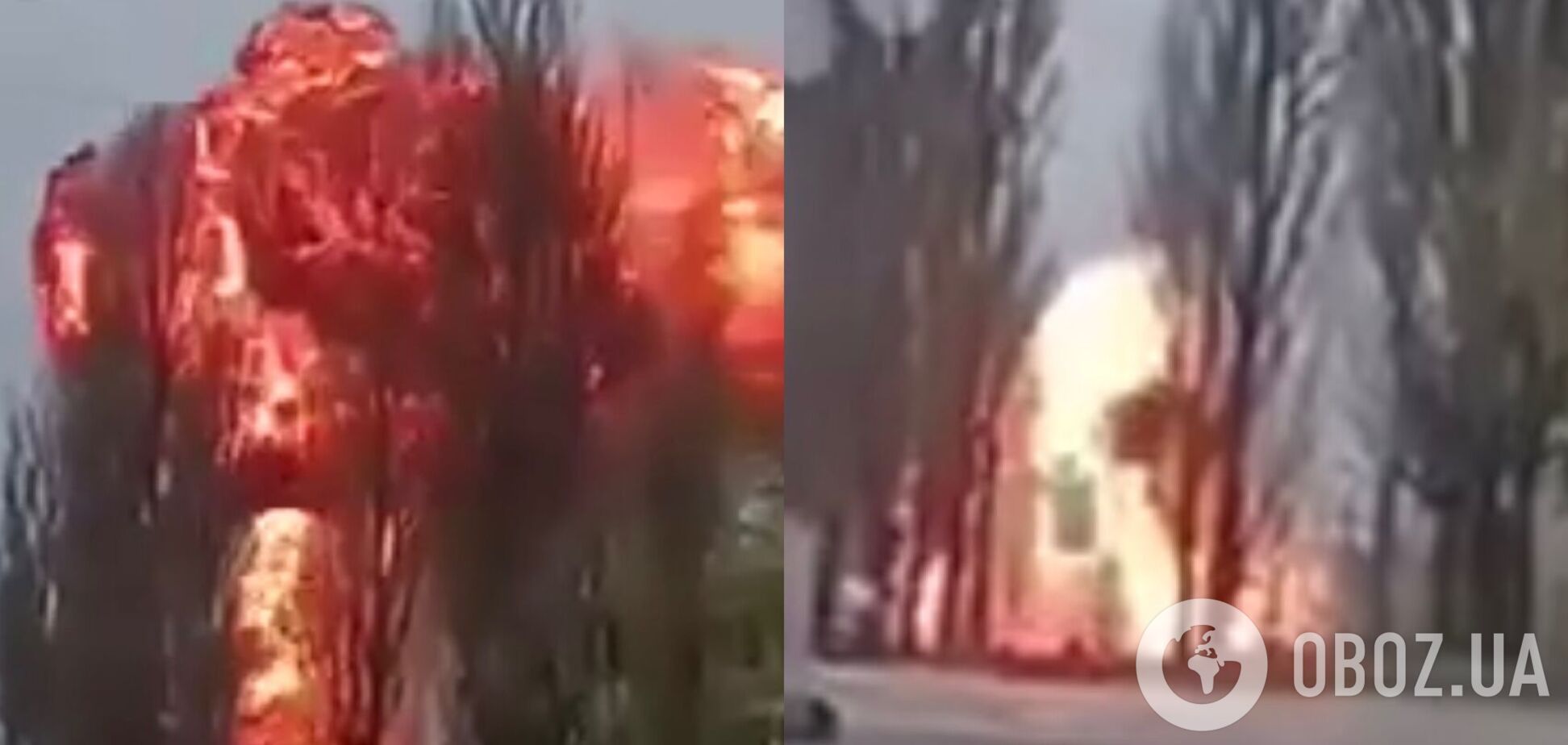 РФ атаковала АЗС на Сумщине: разгорелся масштабный пожар. Видео