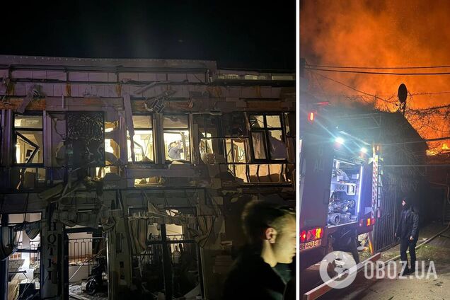 Россия дронами атаковала Одессу: 11 человек пострадали, повреждены дома и отель. Фото и видео