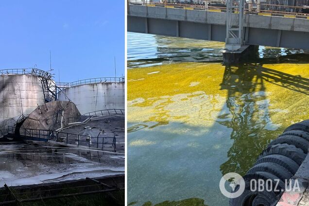 В порту Черноморска произошла утечка подсолнечного масла из-за атаки РФ: что известно. Фото