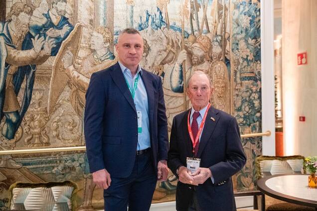 Кличко у Мадриді зустрівся з Блумбергом: говорили про воєнні виклики Києва і підтримку України