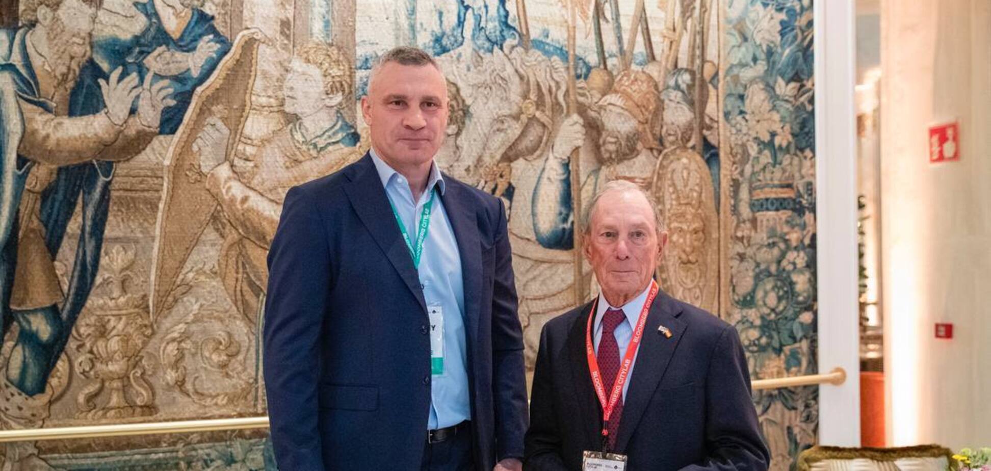 Кличко у Мадриді зустрівся з Блумбергом: говорили про воєнні виклики Києва і підтримку України