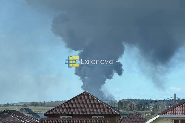 Піднявся дим: у російській Пермі атаковано 'Транснафту'. Фото і відео