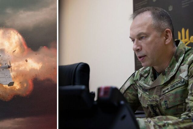 Половина вражеских ударных дронов сбивается силами 'малой ПВО': Сырский привел статистику за месяц. Фото