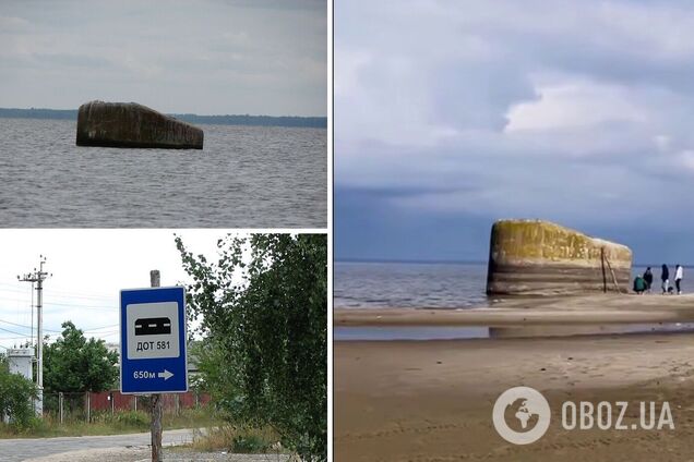 Под Киевом можно было подойти к ДОТу времен Второй мировой войны: резко упал уровень воды в Киевском море. Видео