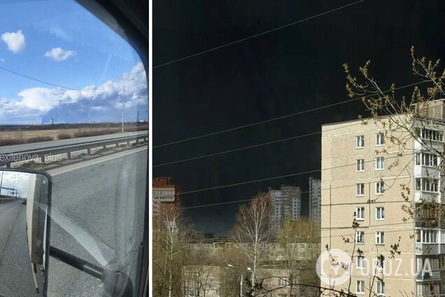 В Перми прошел 'нефтяной дождь' после удара дронов по объекту 'Транснефти'. Видео