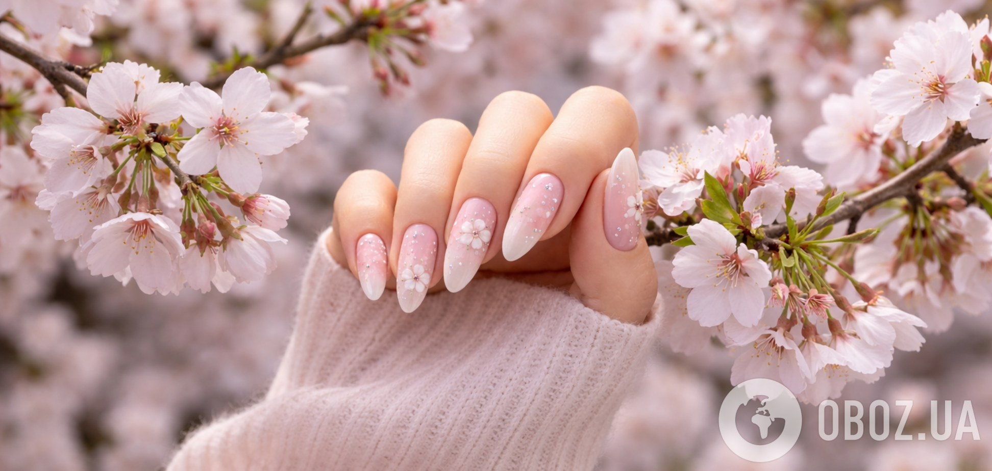 Настоящая весна на ногтях: как сделать модный маникюр Cherry Blossom
