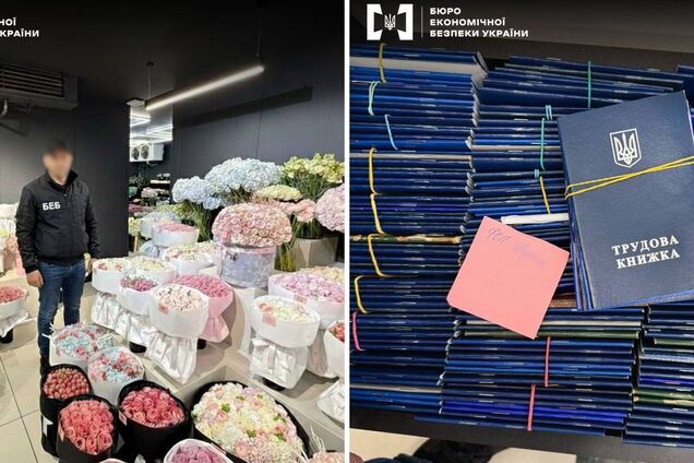 Оперативні кадри БЕБ під час проведення слідчих дій