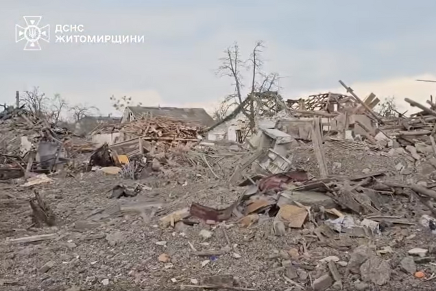 Коростень після російської атаки