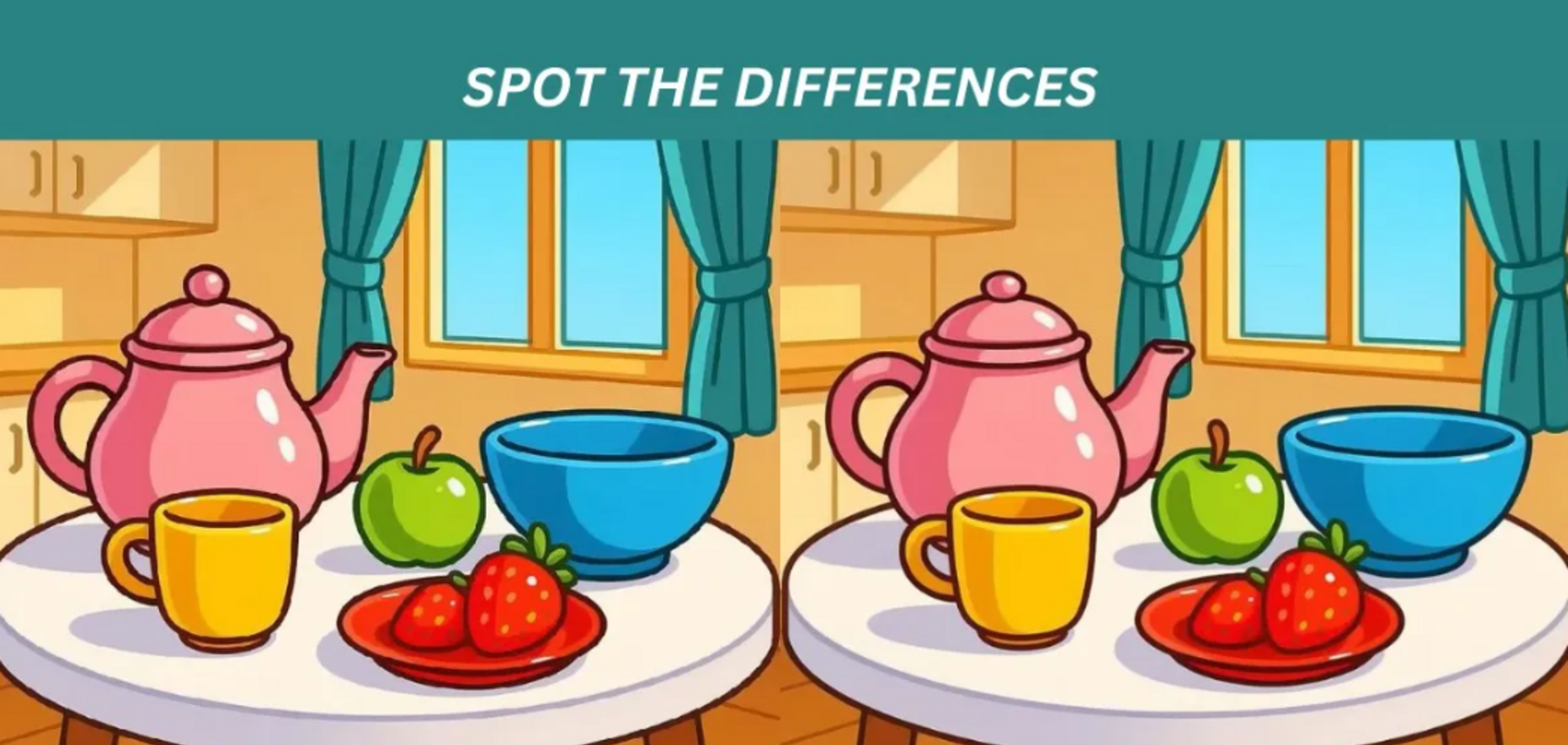 Знайдіть відмінності: завдання для уважних