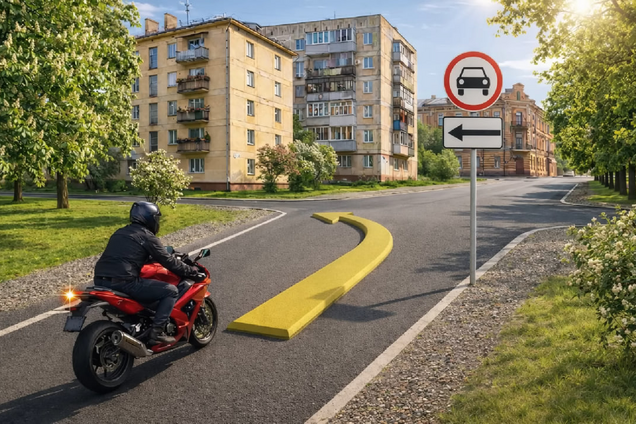 Разрешен ли поворот налево? Тест на знание ПДД