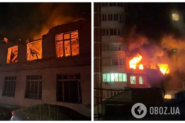 Росія атакувала Одесу ударними дронами: спалахнули пожежі, постраждали 16 людей. Фото