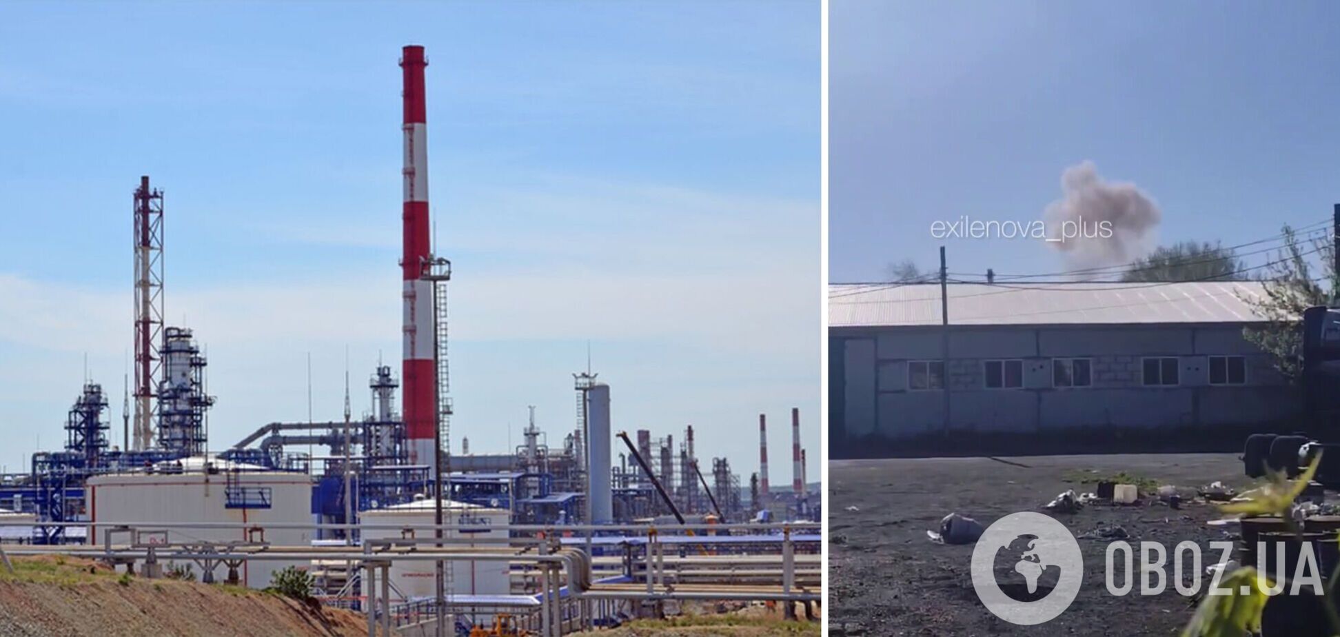 Випускає понад 30 видів нафтопродуктів: у Генштабі підтвердили ураження нафтопереробного заводу в Орську. Фото
