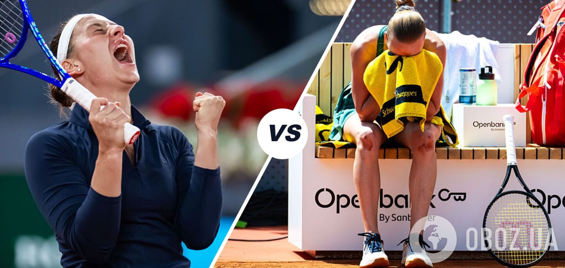 'Виключно з поваги': Костюк відповіла на запитання, чи потисне руку уродженці Росії перед півфіналом у Мадриді