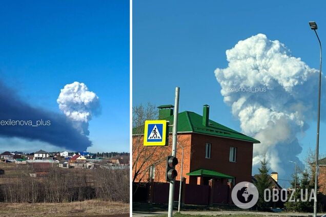 У російській Пермі прогримів новий вибух: піднявся стовп диму. Фото і відео