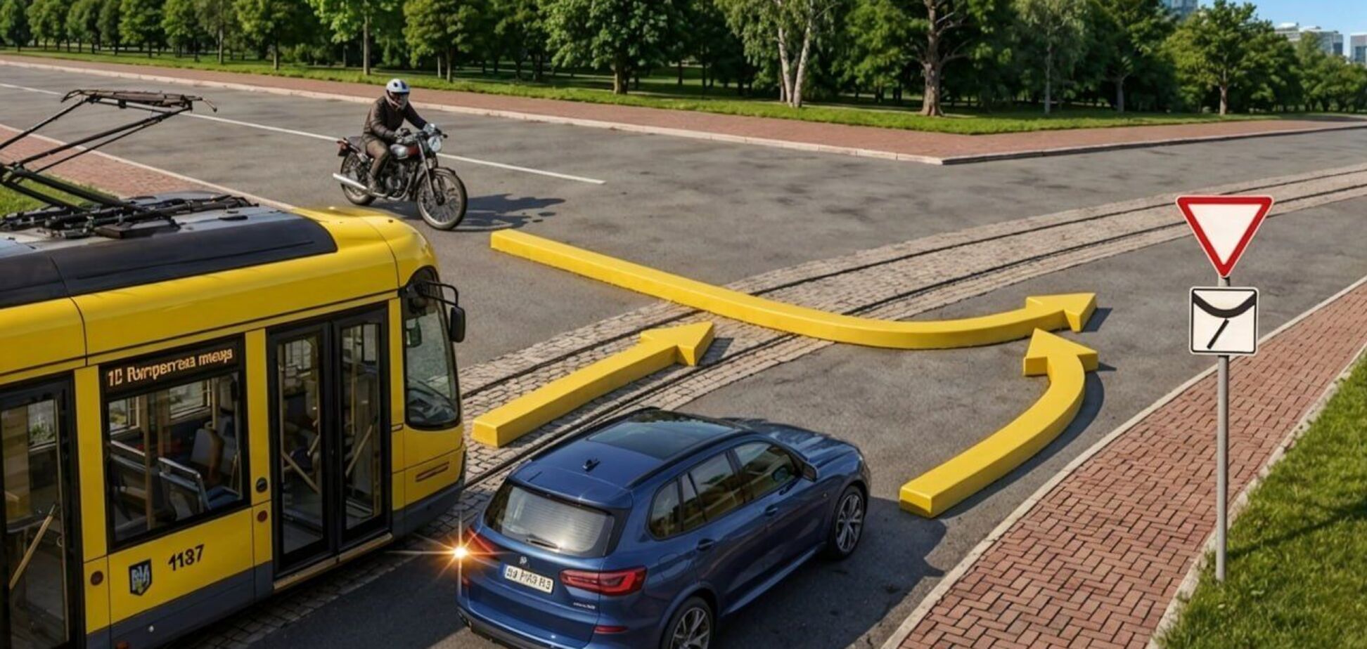 Хто проїде перехрестя останнім? Цікавий тест на знання ПДР
