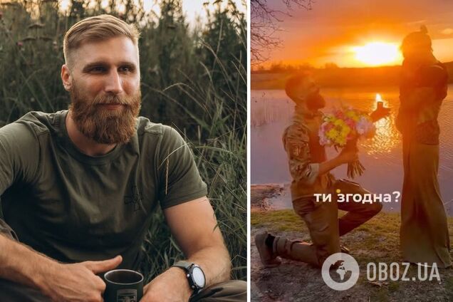Павло Вишебаба освідчився новій коханій, із якою знайомий лише три місяці: поет-воїн показав відео зворушливого моменту