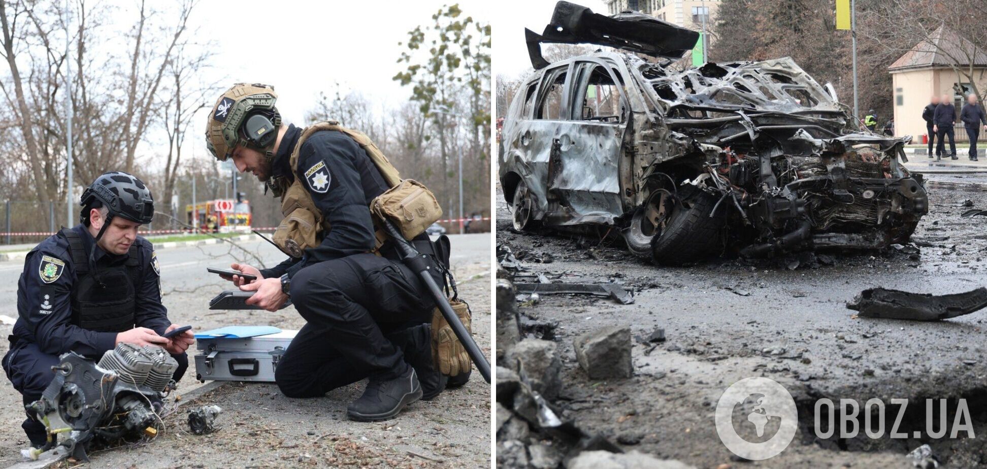 В поліції показали перші миттєвості після смертельного удару окупантів по Харкову. Відео