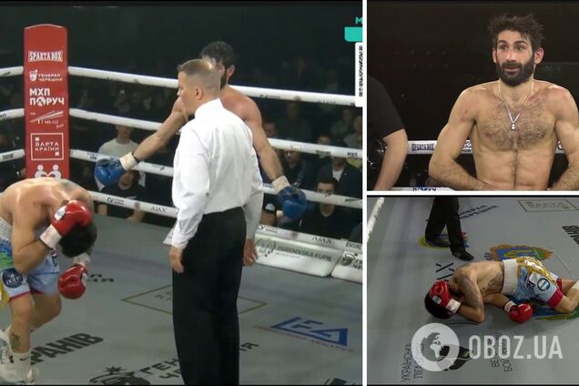 Украинского боксера-чемпиона дисквалифицировали во время боя и отобрали титул. Видео