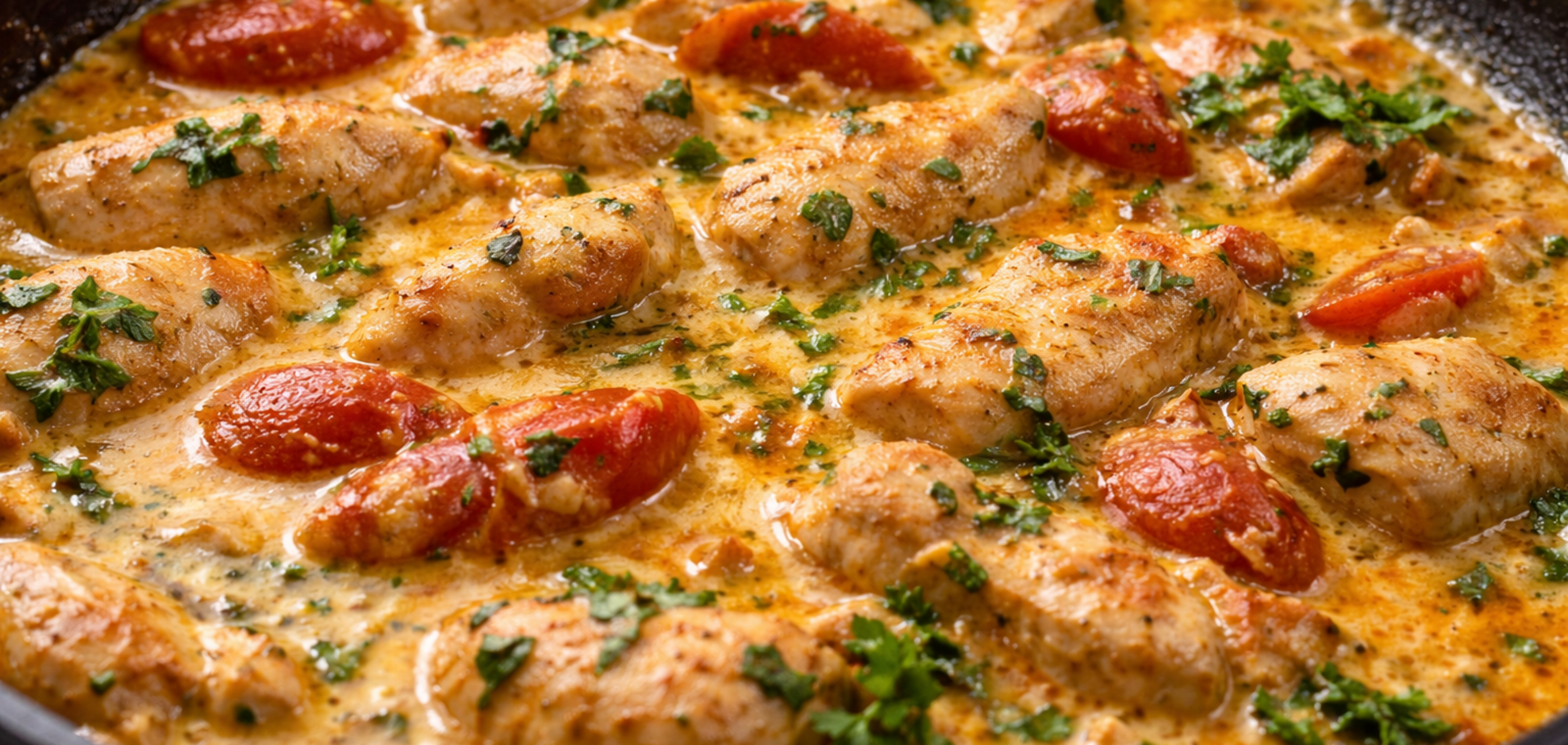 Сочная курица в сливочном соусе к макаронам: можно очень вкусно приготовить на обед