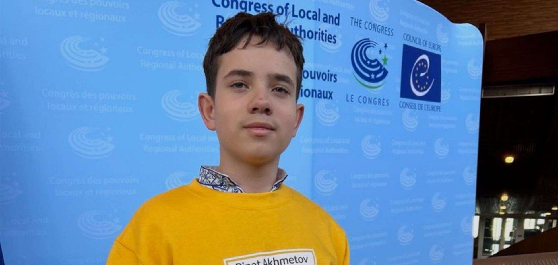 'Должны говорить правду вслух': в Совете Европы прозвучала история первого возвращенного из оккупации мальчика Ильи Матвиенко