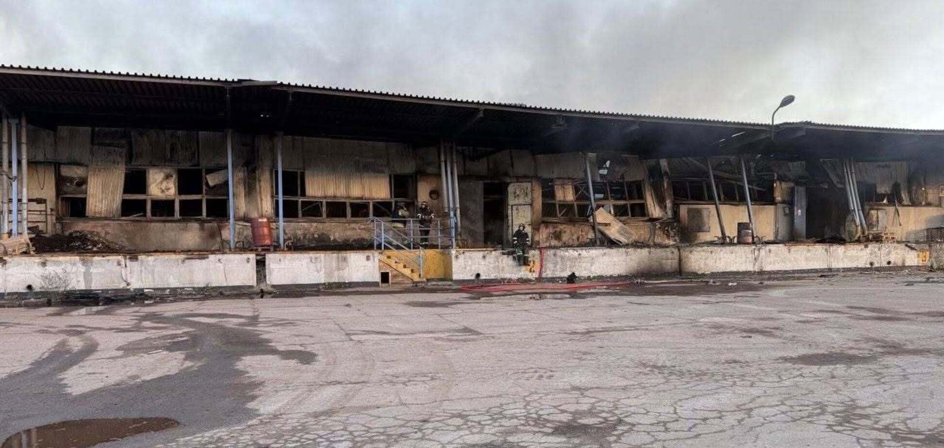 Последствия удара по складу Star Brands