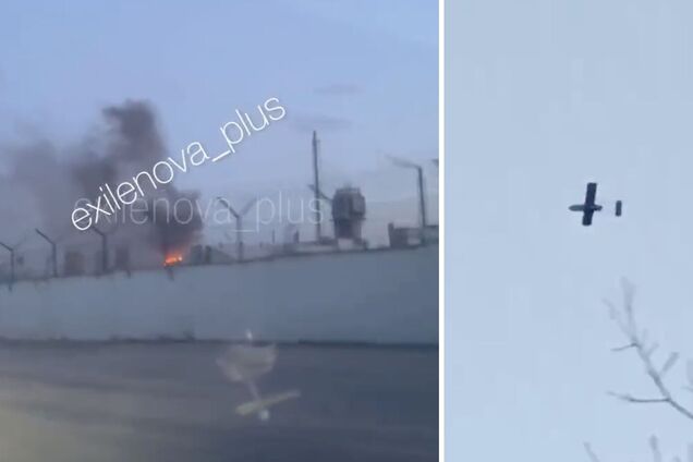 В Воронежской области РФ пожаловались на атаку дронов: вспыхнул пожар в районе химзавода. Видео