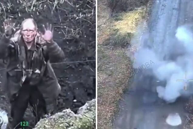 Ховались у дренажній трубі: на Харківщині російські БПЛА вбили двох окупантів, які хотіли здатися в полон ЗСУ. Відео