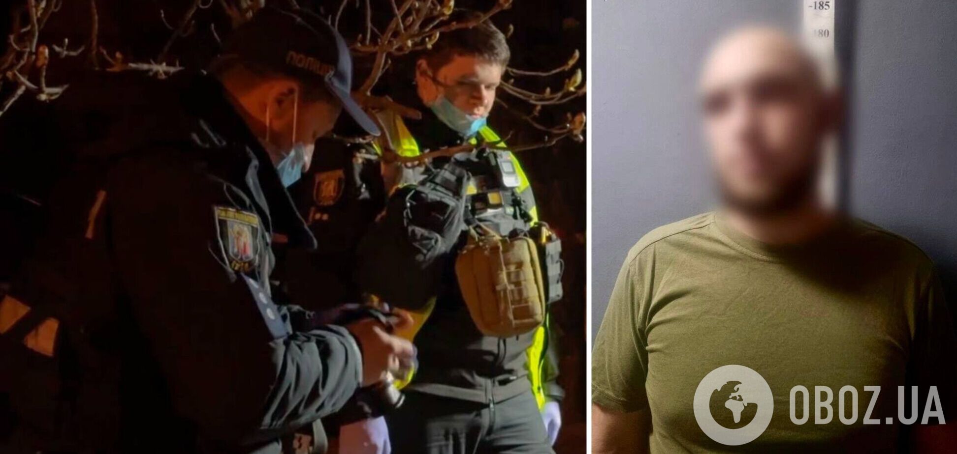 В Киеве мужчина на детской площадке убил прохожего, а затем ранил еще одного. Подробности, фото и видео