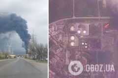 Палають нові резервуари: з'явилися супутникові фото пожежі на нафтобазі в окупованій Феодосії