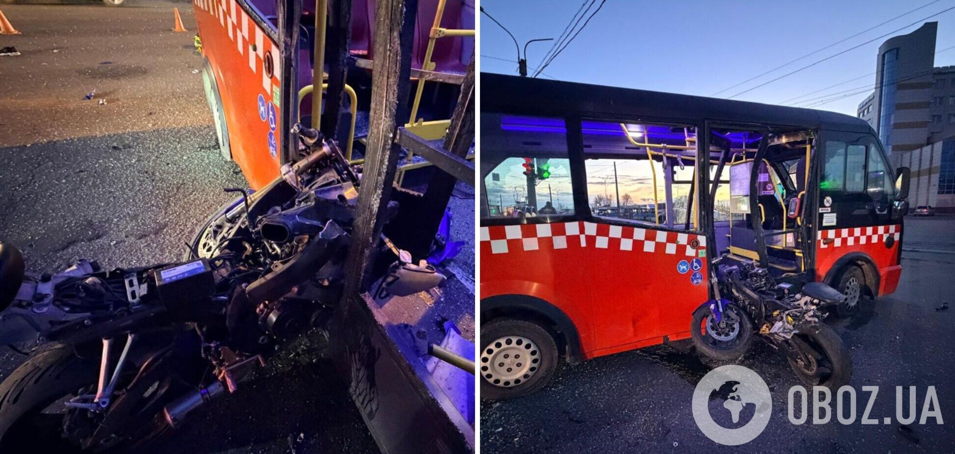 В Харькове в ДТП с автобусом погиб 18-летний мотоциклист: детали трагедии. Фото