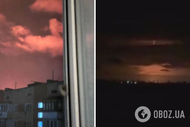 Пожар видно издалека: в оккупированной Феодосии повторно атакована нефтебаза. Фото и видео