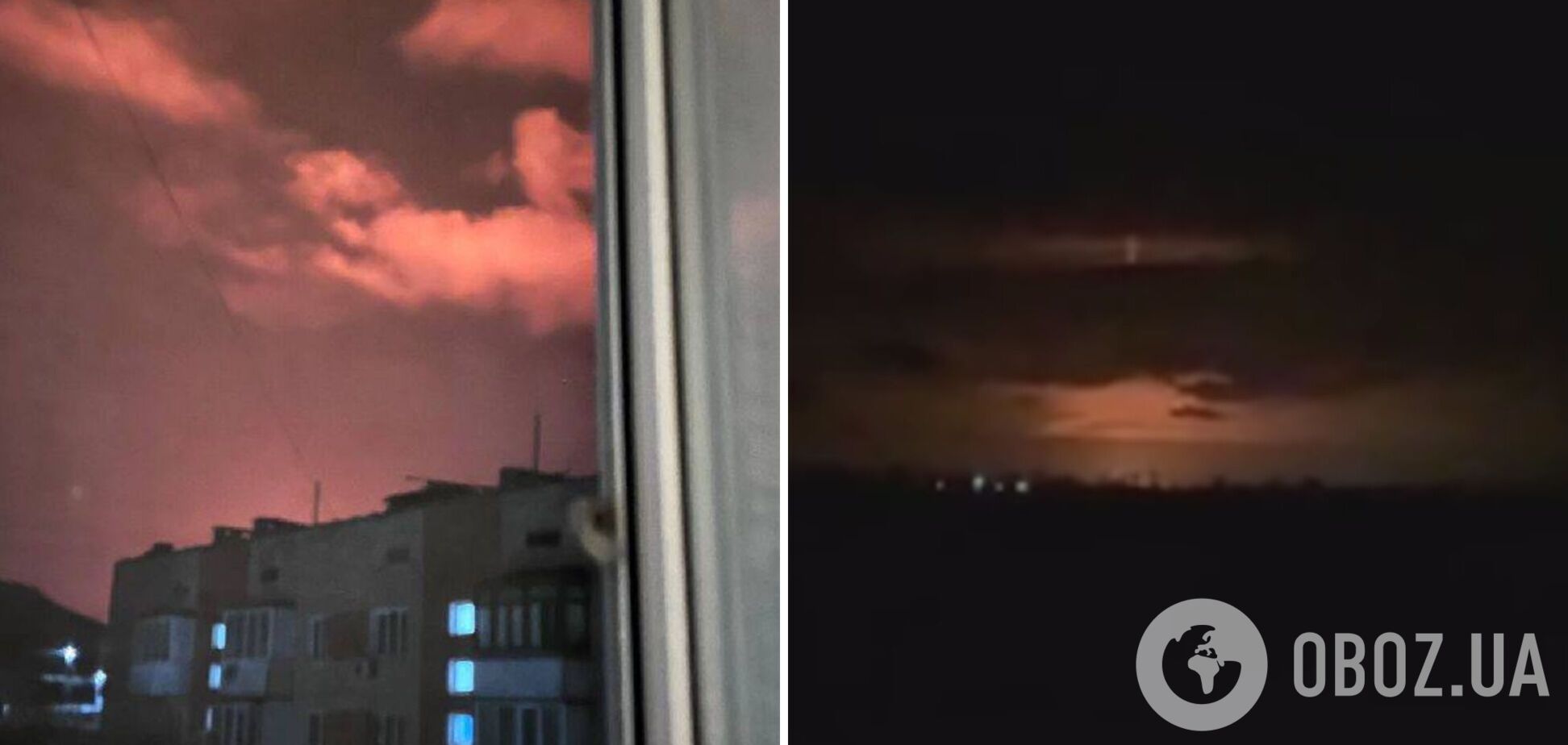 Пожар видно издалека: в оккупированной Феодосии повторно атакована нефтебаза. Фото и видео