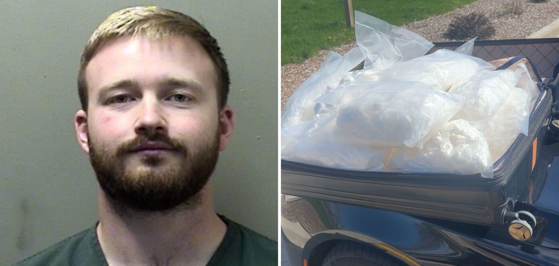 В США задержали украинца, который перевозил 45 кг метамфетамина на $3,6 млн: что известно. Фото