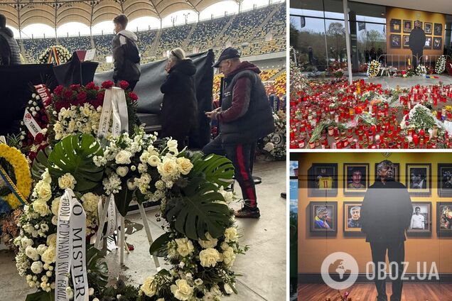 Делегація 'Динамо' взяла участь у церемонії прощання з Луческу. Фото